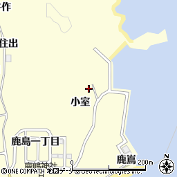 宮城県東松島市宮戸（小室）周辺の地図