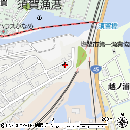 宮城県塩竈市青葉ケ丘37-5周辺の地図