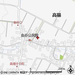 山形県天童市高擶390周辺の地図