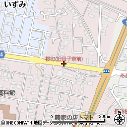 桜町(旧母子寮前)周辺の地図