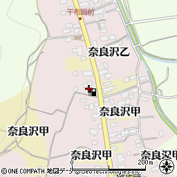 山形県天童市奈良沢乙周辺の地図