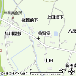 宮城県仙台市泉区根白石養賢堂周辺の地図