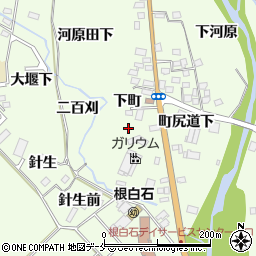 宮城県仙台市泉区根白石下町周辺の地図