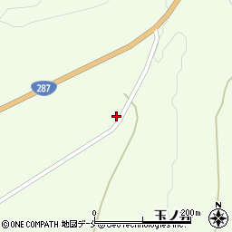 山形県西村山郡朝日町玉ノ井279周辺の地図