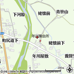 宮城県仙台市泉区根白石年川屋敷18周辺の地図