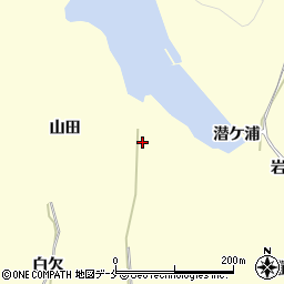 宮城県東松島市宮戸殿上周辺の地図
