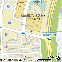 ビームスアウトレット仙台泉店周辺の地図
