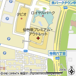 仙台泉プレミアム・アウトレット周辺の地図