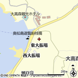 宮城県東松島市宮戸（東大崎田）周辺の地図