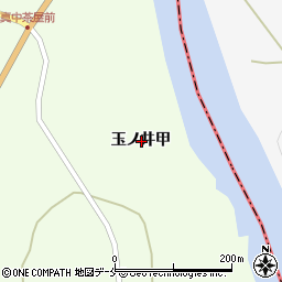 山形県西村山郡朝日町玉ノ井甲周辺の地図