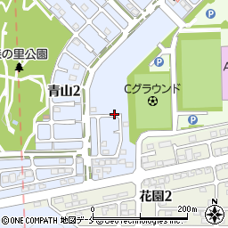 佐藤邸:青山2丁目駐車場周辺の地図