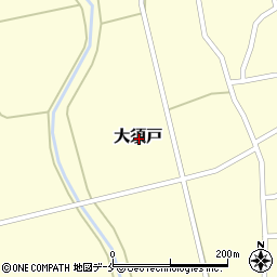 新潟県村上市大須戸周辺の地図