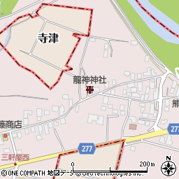 龍神神社周辺の地図