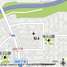 宮城県仙台市泉区桂4丁目周辺の地図