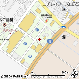 ココイコ　天童南店周辺の地図