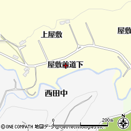 宮城県仙台市泉区福岡屋敷前道下周辺の地図