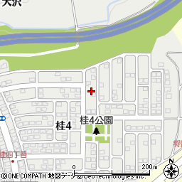 宮城県仙台市泉区桂4丁目14周辺の地図