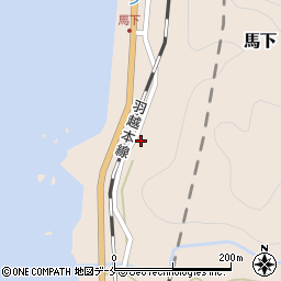 新潟県村上市馬下1290-2周辺の地図