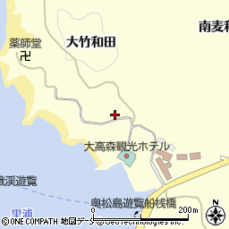宮城県東松島市宮戸（小深海）周辺の地図