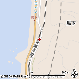 新潟県村上市馬下1308周辺の地図