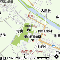 宮城県仙台市泉区根白石町西上周辺の地図