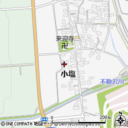 山形県東村山郡中山町小塩352-4周辺の地図