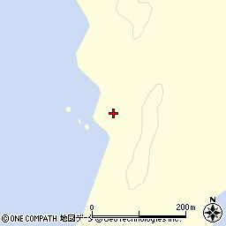 宮城県石巻市福貴浦焼山周辺の地図