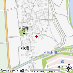 山形県東村山郡中山町小塩59周辺の地図