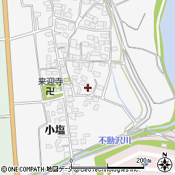 山形県東村山郡中山町小塩56周辺の地図