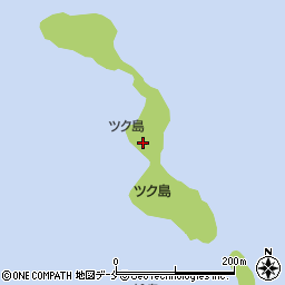 宮城県東松島市宮戸築島周辺の地図
