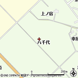 宮城県仙台市泉区根白石八千代周辺の地図