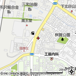 朝日新聞サービスアンカー天童周辺の地図