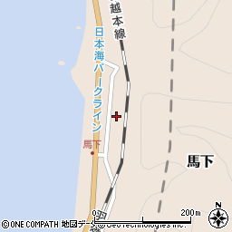 新潟県村上市馬下1345周辺の地図