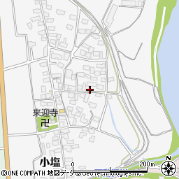 山形県東村山郡中山町小塩47周辺の地図