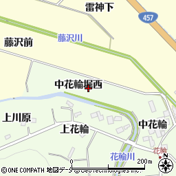 宮城県仙台市泉区根白石中花輪堀西周辺の地図