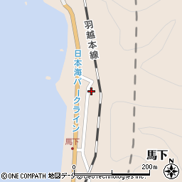 新潟県村上市馬下1359周辺の地図