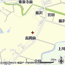 宮城県仙台市泉区福岡長間前周辺の地図