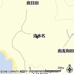 宮城県東松島市宮戸（清水名）周辺の地図