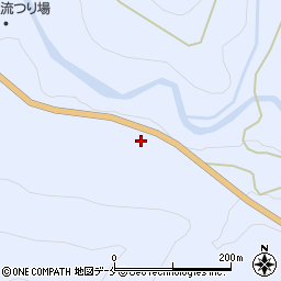 宮城県仙台市青葉区作並日向周辺の地図