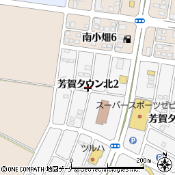 山形県天童市芳賀タウン北2丁目周辺の地図