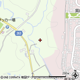 宮城県仙台市泉区根白石銅谷的場周辺の地図
