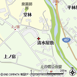 宮城県仙台市泉区根白石清水屋敷周辺の地図