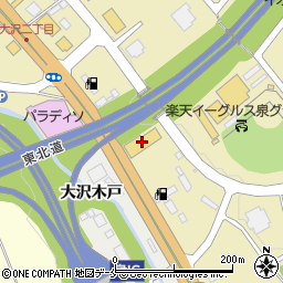 宮城三菱泉インター店・クリーンカー泉周辺の地図