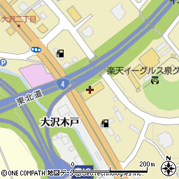 宮城三菱自動車販売（株）泉インター店周辺の地図