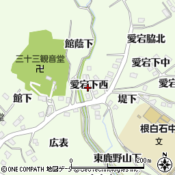 宮城県仙台市泉区根白石愛宕下西周辺の地図
