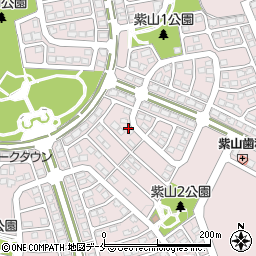 宮城県仙台市泉区紫山周辺の地図