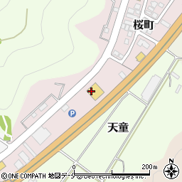 パティオ天童店周辺の地図