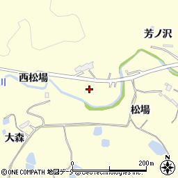 宮城県仙台市泉区福岡西松場周辺の地図