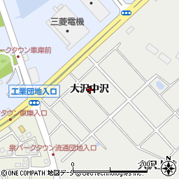 宮城県仙台市泉区七北田大沢中沢周辺の地図