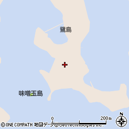 鷺島周辺の地図